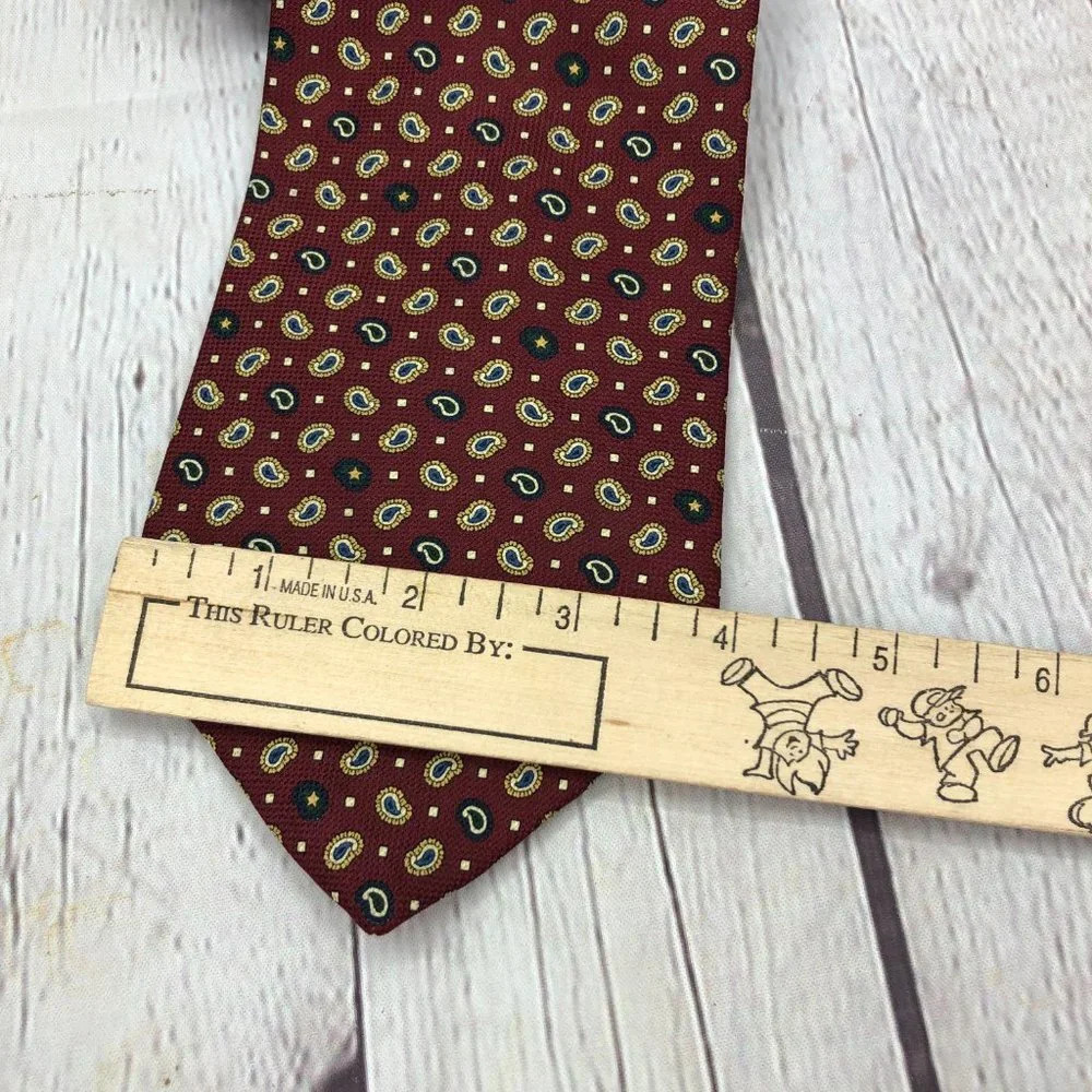 Tommy Hilfiger silk Tie preppy office business attire - Picture 3 of 7